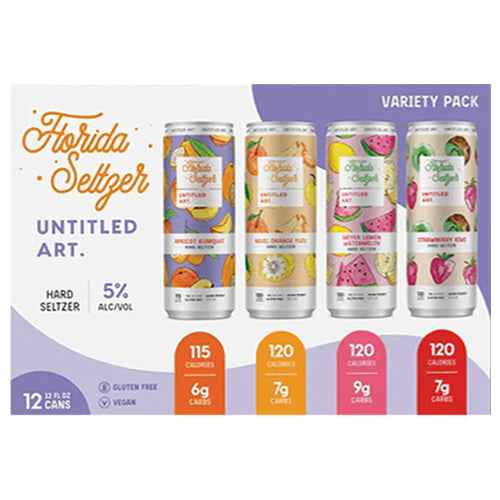 Untitled Arts Florida Seltzer Variety 12 Pack