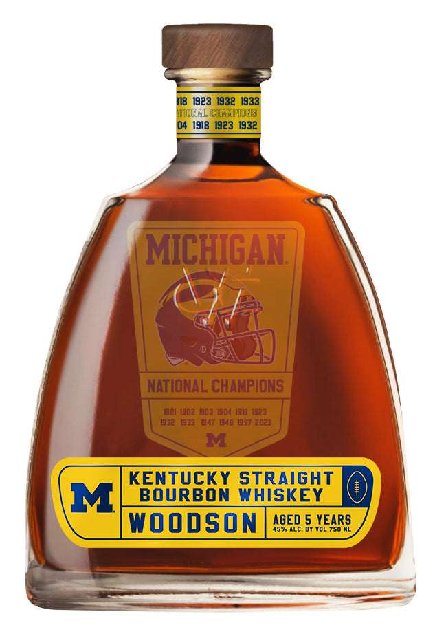 Woodson Michigan National Champions Kentucky Straight Bourbon Whiskey 750ml