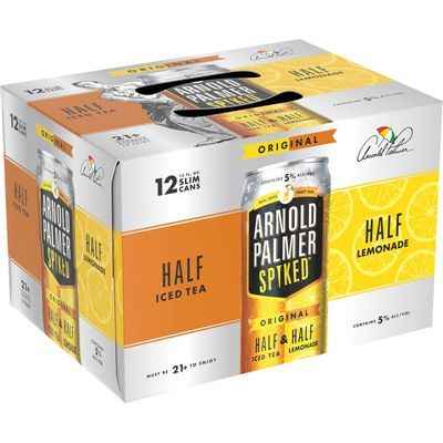 Arnold Palmer Spiked Half & Half Ice Tea Lemonade Flavored Malt Beverage 12 Pack