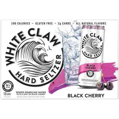 White Claw Black Cherry 12-pk 12oz. Can