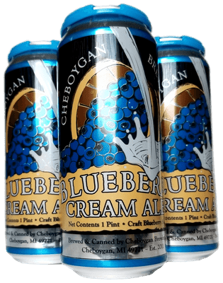 Cheboygan Blueberry Cream Ale 4/16 C - Wine Palace