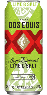 Dos Equis Lime & Salt 1/24 Can - Wine Palace