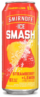 Smirnoff Ice Smash Strawberry Lemon, Single 23.5 fl oz Can - Wine Palace