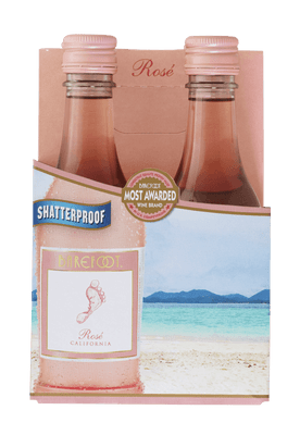 Barefoot Rose 187 Ml 4pk - Wine Palace