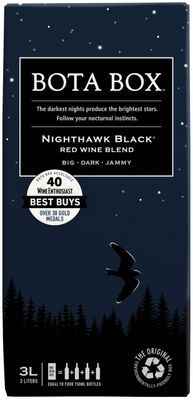 Nighthawk Black Red Wine Blend By Bota Box
