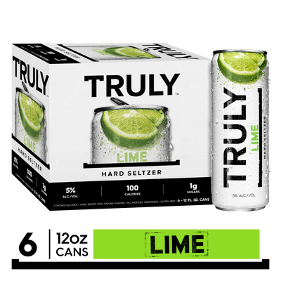 Truly Hard Seltzer Lime - Wine Palace