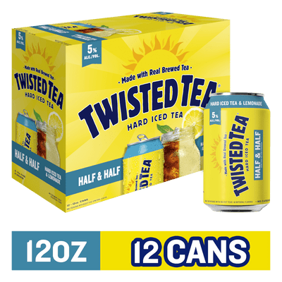Twisted Tea Half & Half Hard Iced, 12 pack beer cans - Wine Palace
