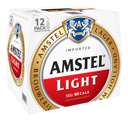 Amstel Light Lager Beer, 12 pack - Wine Palace