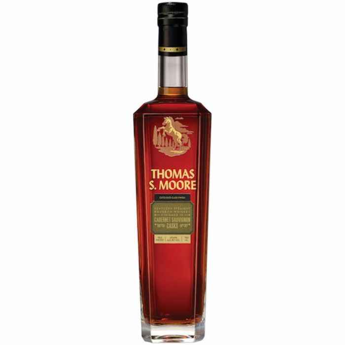 Thomas S Moore Bourbon Finished In Cabernet Sauvignon Casks Extended Cask Finish Kentucky 750ml