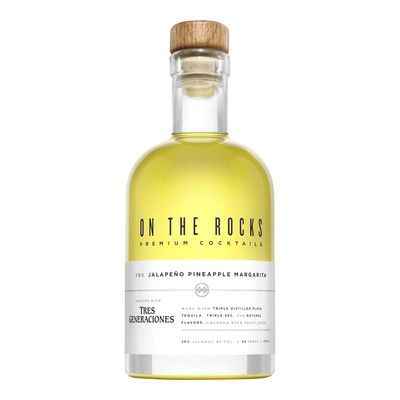 On The Rocks Cocktail Margarita Jalapeno Pineapple With Tres Generaciones 375ml