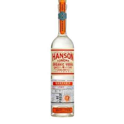 Hanson Vodka Sonoma Grape Based Small Batch Organic Mandarin Flavor 750ml