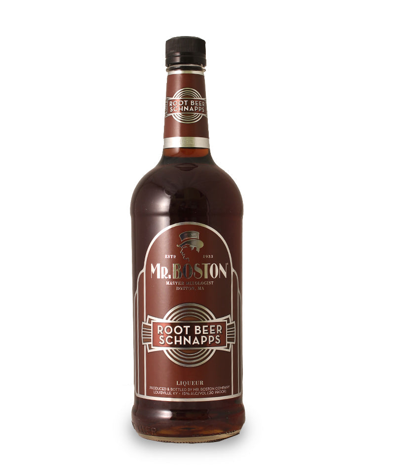 Mr. Boston Root Beer bottle