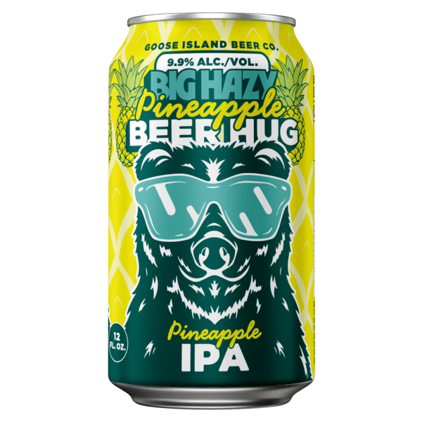 Goose Island Beer Co. Big Hazy Pineapple Beer Hug IPA