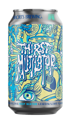 Shorts Thirst Mutilator Sparkling Hop Water 12 Fl Oz Can - Wine Palace