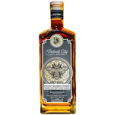 Detroit City Honey Barrel Finished Straight Bourbon Whiskey