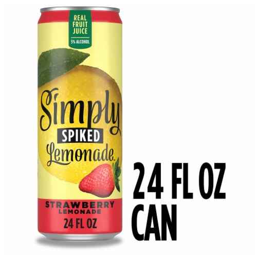 Simply Spiked Strawberry Lemonade