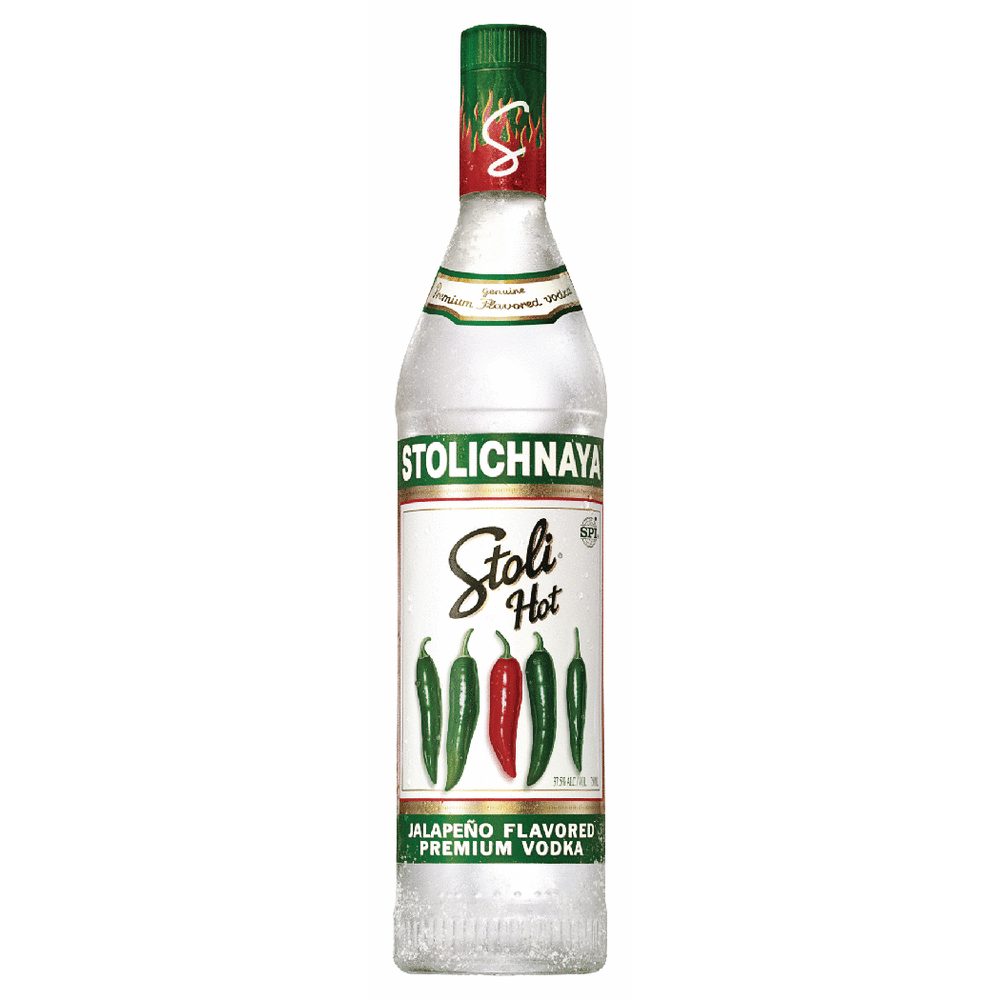 Stolichnaya Hot Vodka 750ml bottle