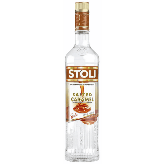 Stoli Salted Caramel Vodka bottle