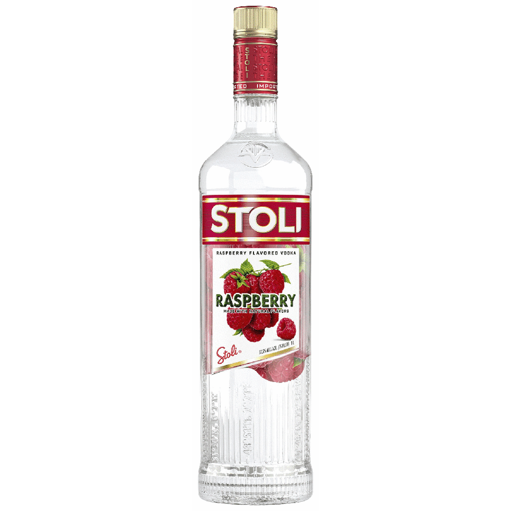 Stoli Raspberry Vodka 1L bottle
