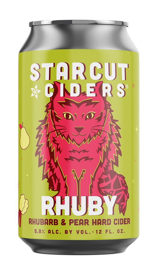 Starcut Ciders Rhuby Rhubarb & Pear Hard Cider