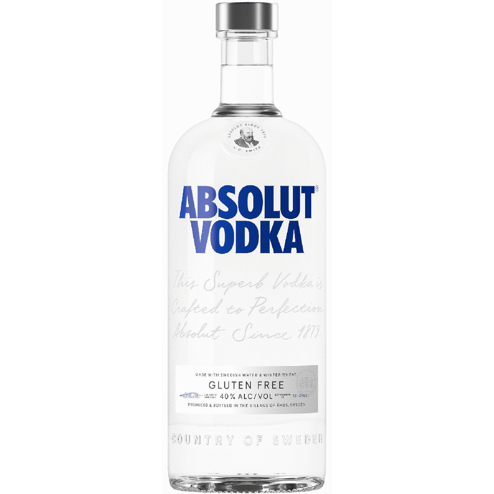 Absolut Vodka 1L bottle