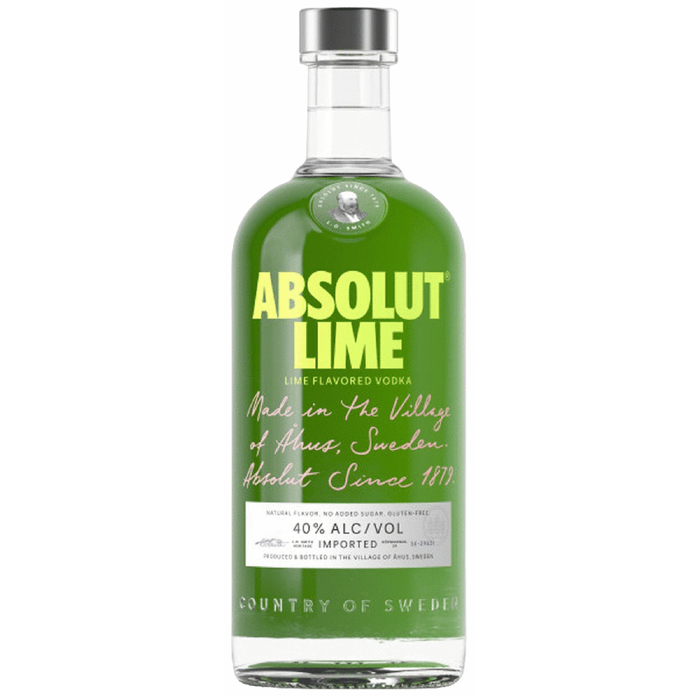Absolut Vodka Lime 750ml bottle