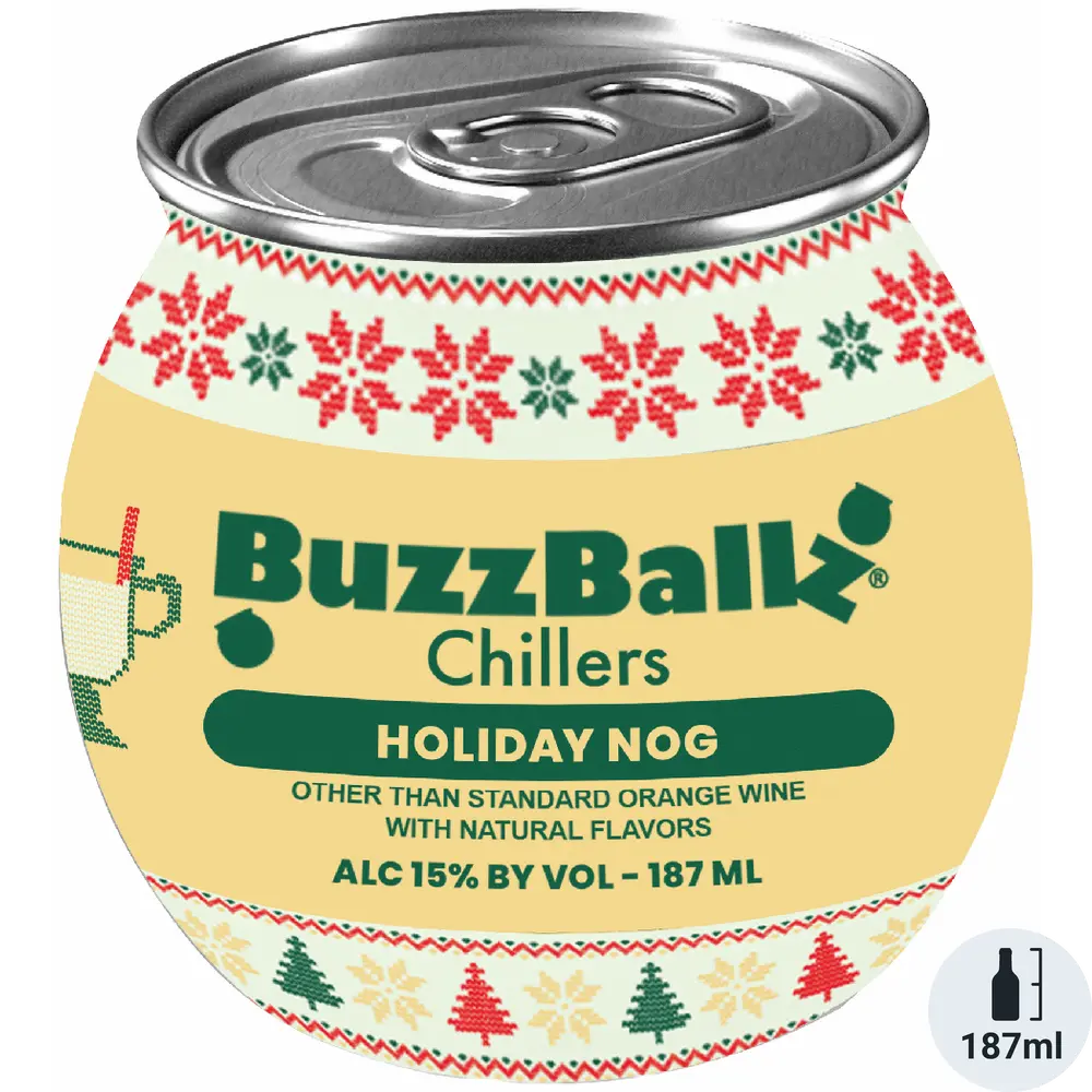 Buzzballz Chillers Holiday Nog