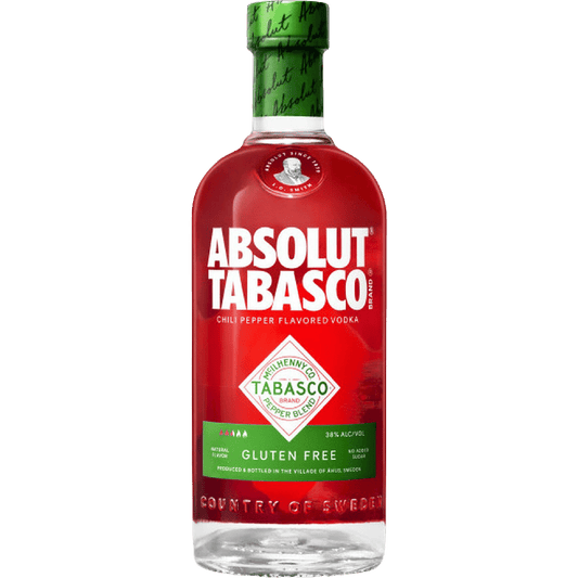 Absolut Tabasco Vodka 750ml bottle