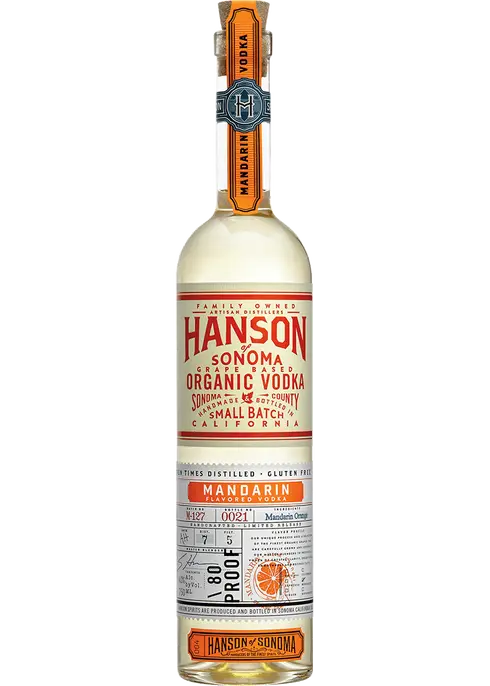 Hanson Of Sonoma Mandarin Organic Vodka