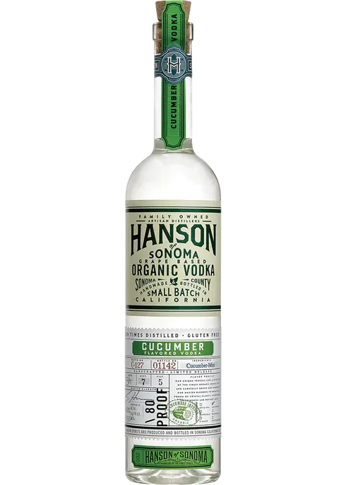 Hanson Of Sonoma Cucumber Organic Vodka