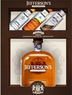 Jeffersons Straight Bourbon Holiday Set with Angostura Bitters