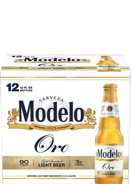 Modelo Oro Gold Standard Light Beer