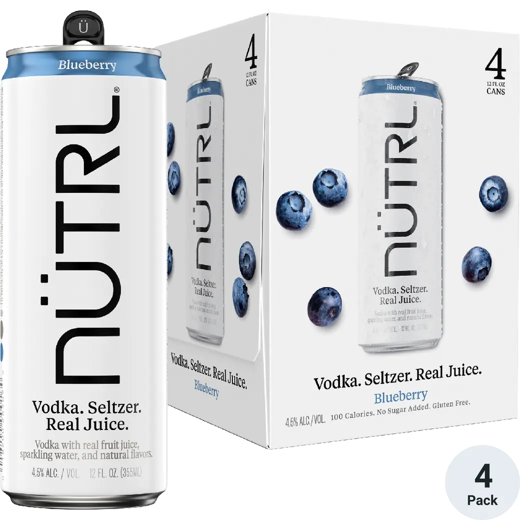 Nutrl Blueberry 4 Pack