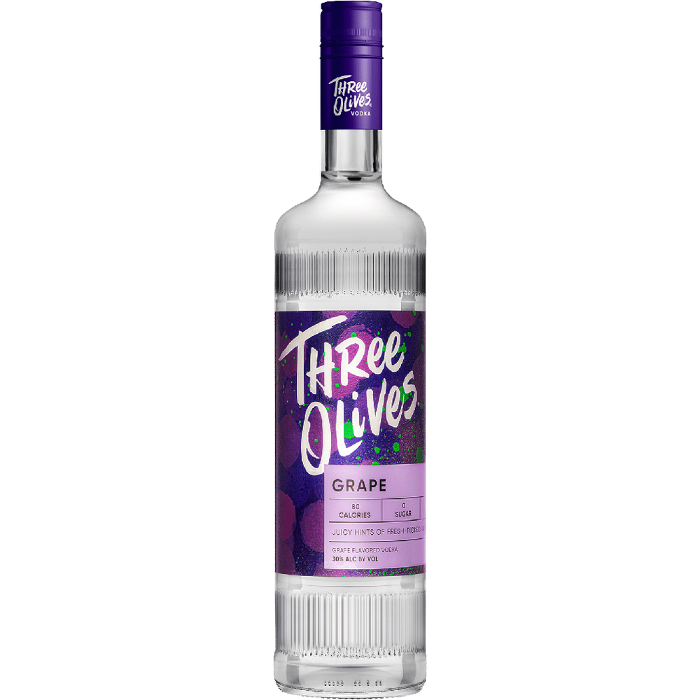 Three Olives Grape Vodka 750ml