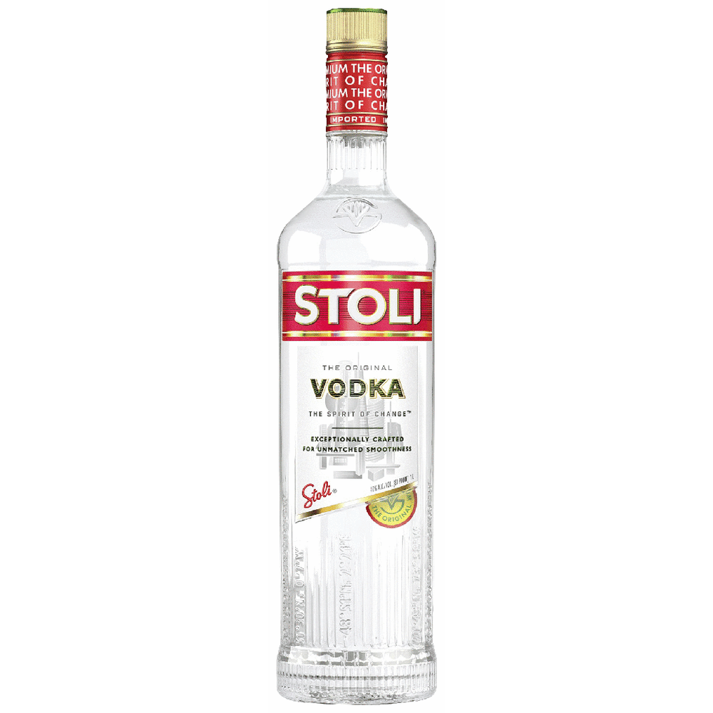 Stoli Premium Vodka 1L bottle