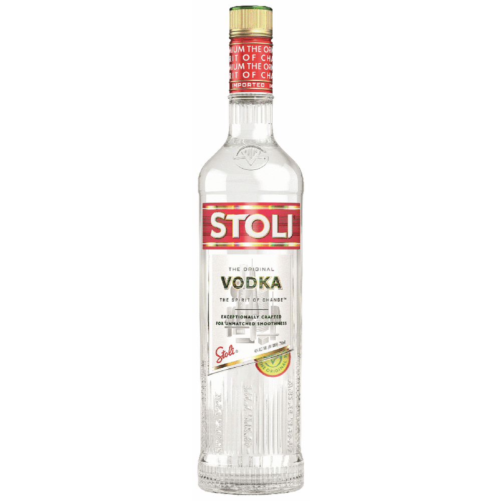 Stoli Premium Vodka bottle