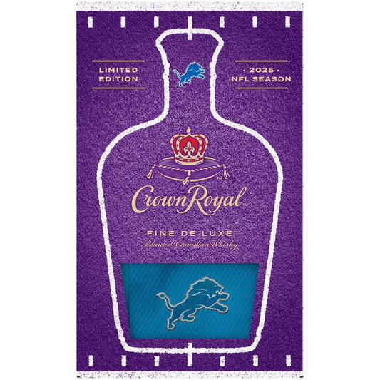 Crown Royal Deluxe With Detroit Lions Football Bag