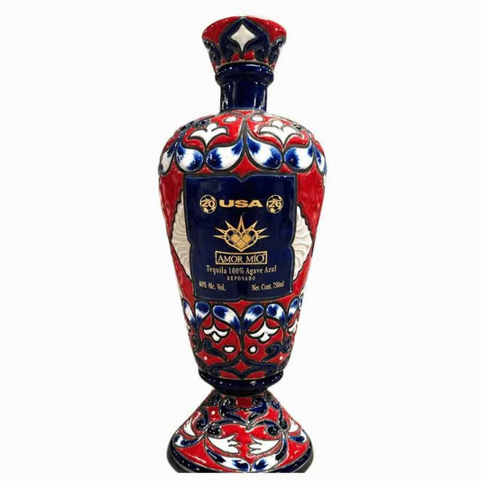 Amor Mio Reposado Ceramic Tequila FIFA World Cup USA Edition