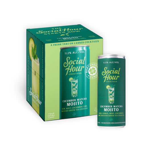 The Social Hour Cucumber Matcha Mojito