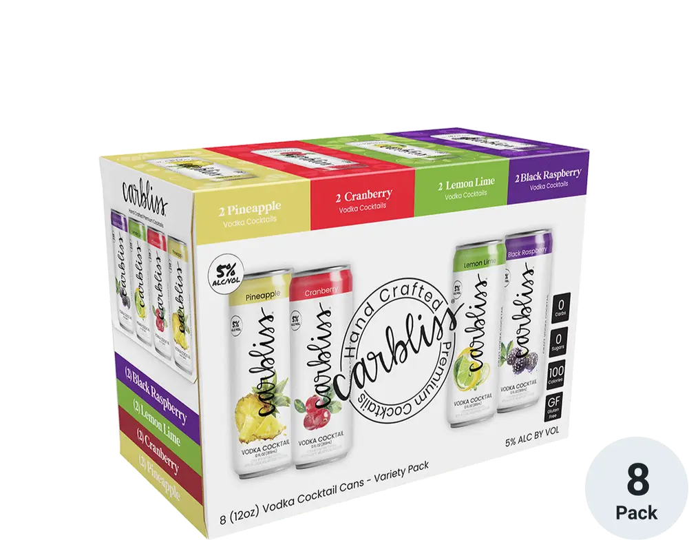 Carbliss Classic Bliss Variety 8 Pack