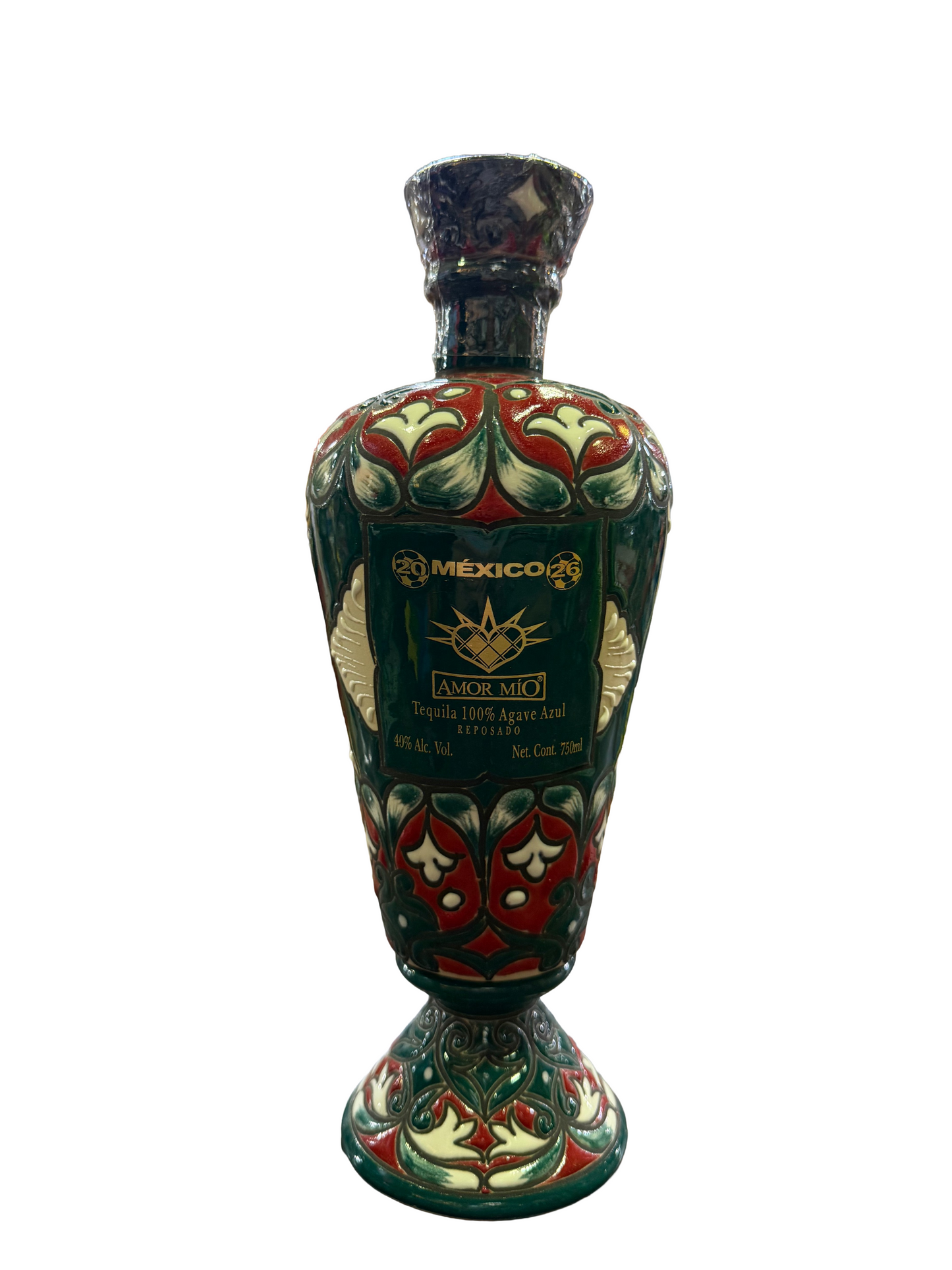Amor Mio Reposado Ceramic Tequila FIFA World Cup Mexico Edition