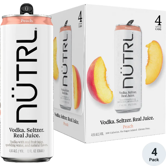 Nutrl Peach 4 Pack