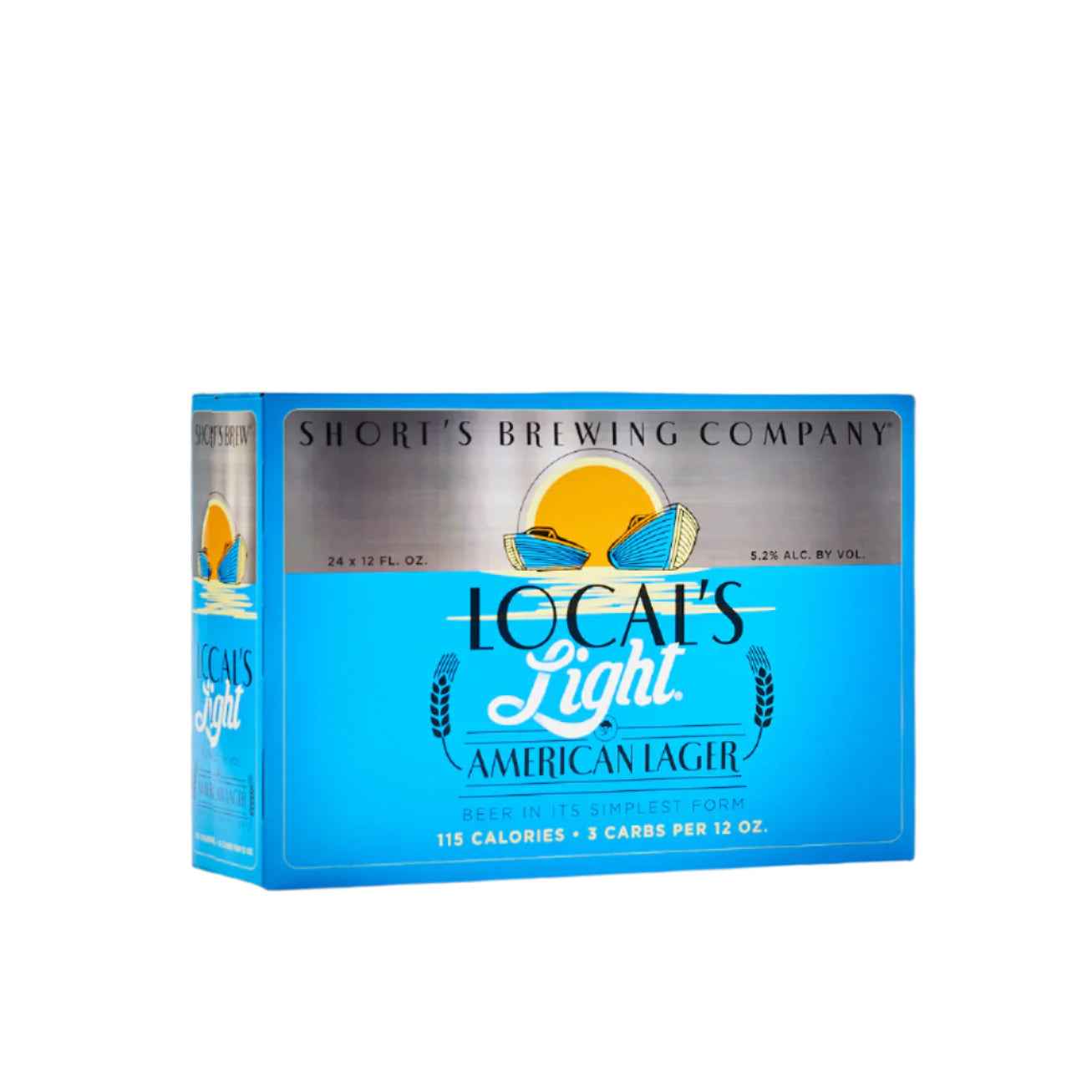 Short's Brewing, Local's Light Lager, 24-Pack Cans