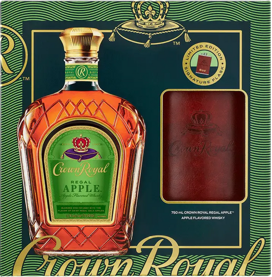 Crown Royal Regal Apple Gift Set with Flask