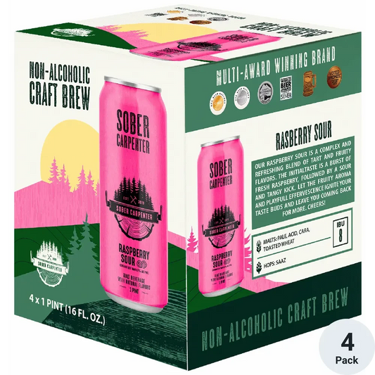 Sober Carpenter Non-Alcoholic Raspberry Sour