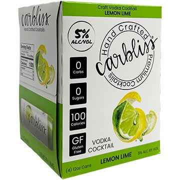 Carbliss Lemon Lime Handcrafted Premium Cocktails