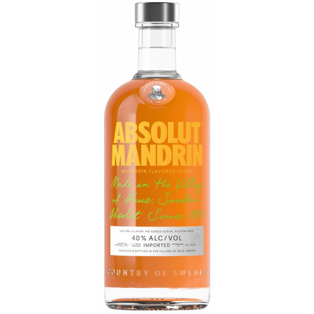 Absolut Vodka Mandarin 750ml bottle