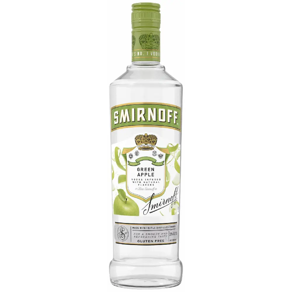 Smirnoff Green Apple Vodka 750ml