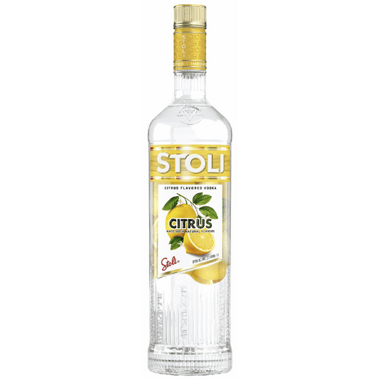 Stoli Citrus Vodka 1L bottle