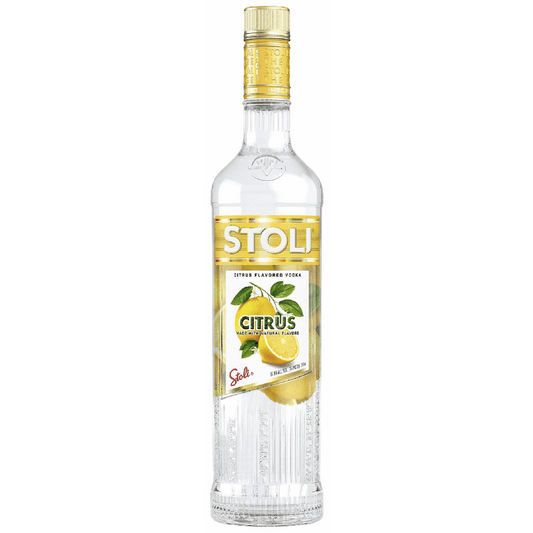 Stoli Citrus Vodka bottle